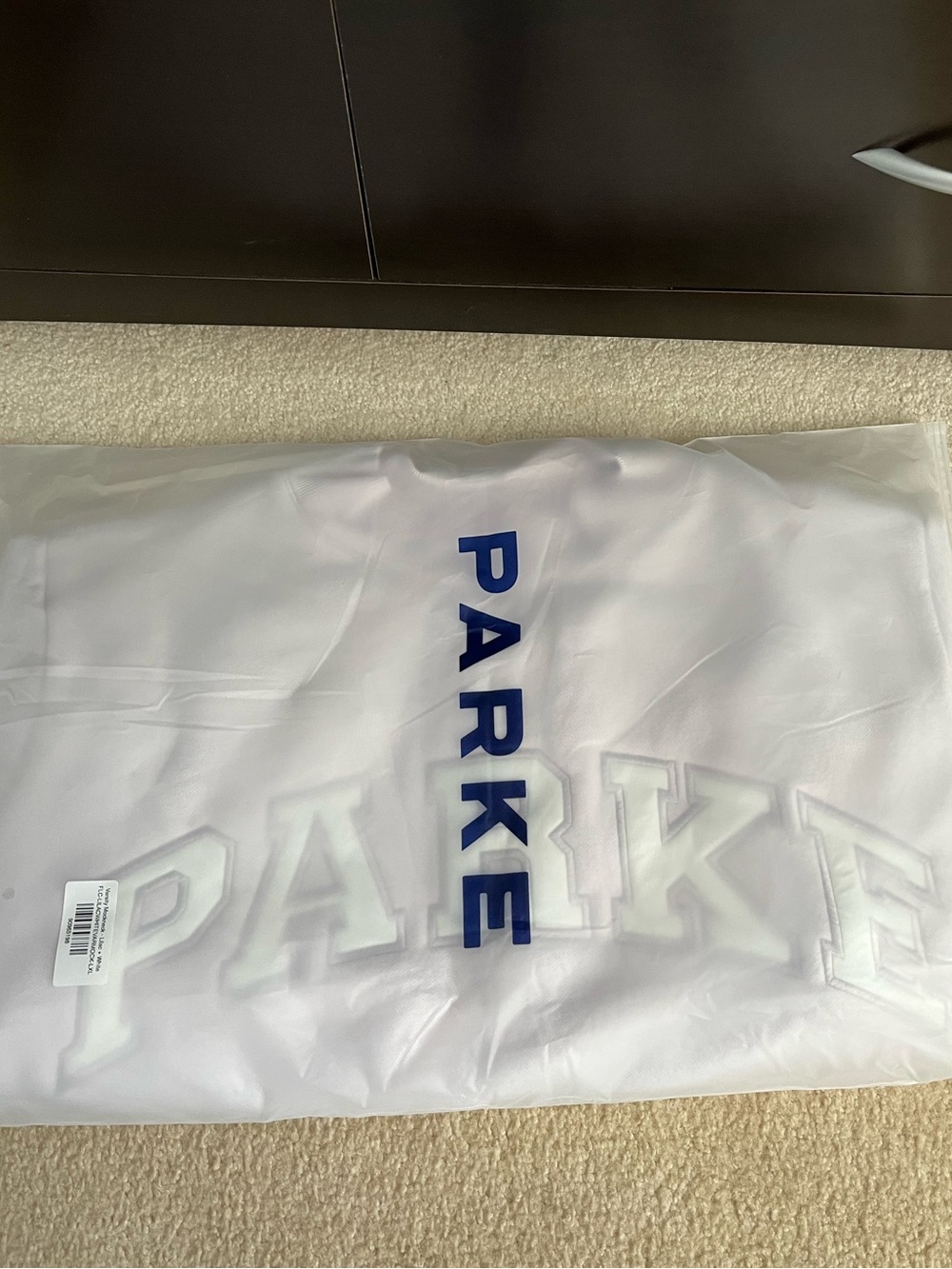 🎀PARKE SPORT LILAC🎀Varsity Mockneck Sweatshirt! Size L/XL! BNIB! - Picture 5 of 6